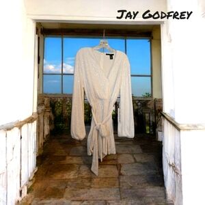 Jay Godfrey Silver Romper NWOT